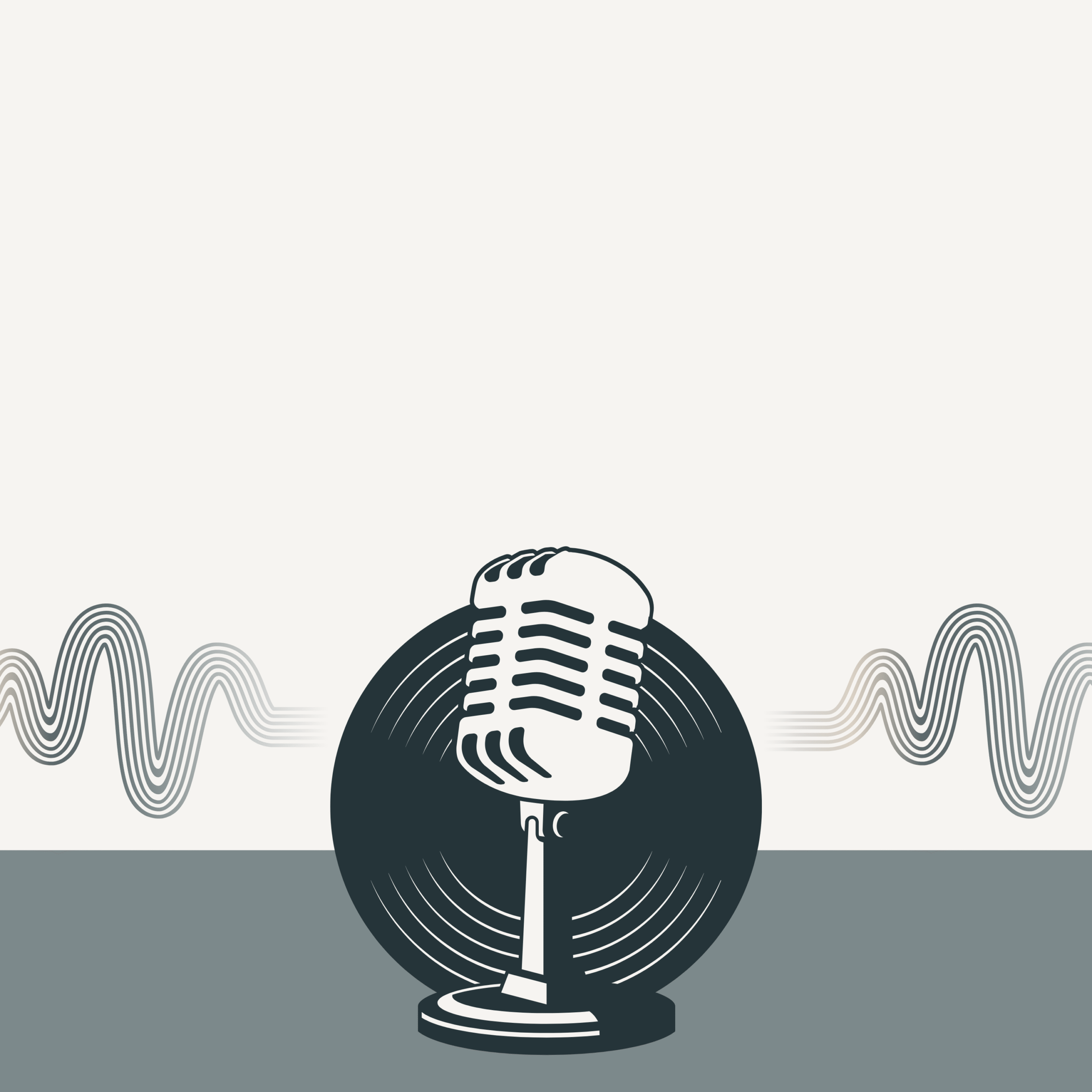 Thumbbnail for show - mic and record making sound waves